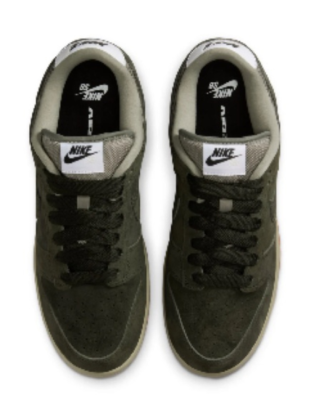 NIKE SB DUNK LOW PRO B - SEQUOIA / LT ARMY / WHITE  Mens 10.5 - Picture 3 of 10